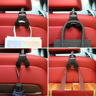 Móc treo đồ sau ghế ô tô xe hơi chất liệu dày nhựa ABS treo được nhiều đồ