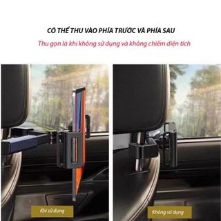Giá Đỡ Điện Thoại,Giá Đỡ iPad Máy Tính Bảng Sau Ghế Ô Tô Xe Hơi Xoay 360 Độ Đa Năng Tiện Dụng