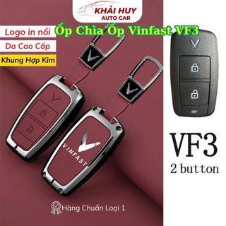Ốp Chìa Khóa Vinfast VF3 - Chất Liệu Hợp Kim Bảo Vệ Ốp Khóa-Ốp Chìa Khóa VF3