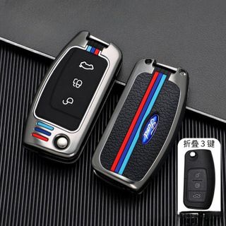 Ốp Chìa Khóa Ford focus-Ford Explorer 5 nút Hợp Kim Kẽm-Bảo vệ ốp khóa..