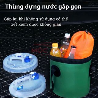 Bình Nước Gấp Gọn - Thùng Đựng Nước Gấp Gọn Đi Du Lịch Dã Ngoại Siêu Nhẹ 5L 10l 15L