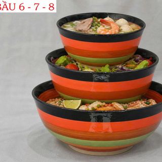 TÔ SỨ BẦU CẦU VỒNG SIZE 6 - 15CM (T60)