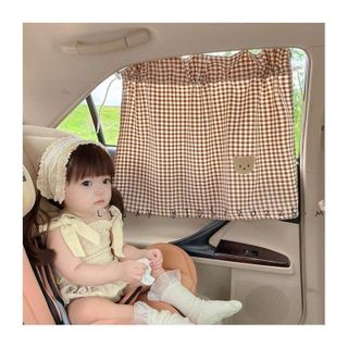 Rèm Che Nắng Cho Cửa Sổ ô Tô Hoạ Tiết Dế Thương Chất Liệu Cotto Chống Nắng Chống Tia UV