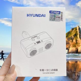 Hy-32-Tẩu sạc ô tô-chia 2 tẩu-2 cổng tiện lợi -xoay 90 độ