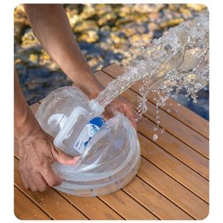 Thùng Đựng Nước Gấp Gọn Đi Du Lịch Dã Ngoại Siêu Nhẹ Dung Tích 5L 10l 15L- Có Van Đóng Mở khaihuyauto
