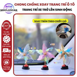 Chong Chóng Xoay Trang Trí Xe Ô Tô , Gắn Xe Đạp, Xe Máy Mũ Bảo Hiểm-Mộc Lan Car