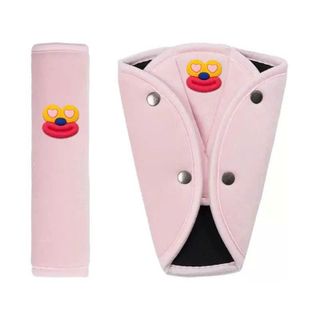 Bộ 2 Đai An Toàn Lắp Thêm Cho Bé Trên Ô Tô –Cố Định Tư Thế, Hỗ Trợ Ngồi Thoải Mái, Giảm Đau Mỏi Khi Đi Đường Dài