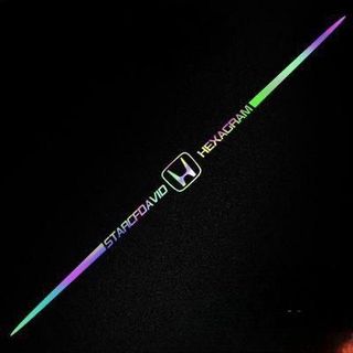 Tem Decal Dán Trang Trí Xe Ô Tô Laser Phản Quang Biểu Tượng "STARCFDAVID - Logo Hãng Xe - HEXAGRAM..