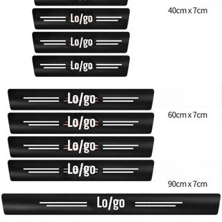 Sét 9 Miếng Vân Carbon Chống Trầy Xước Bậc Và Cốp Xe ( Gồm 8 Miếng Bậc + 1 Miếng Cốp )