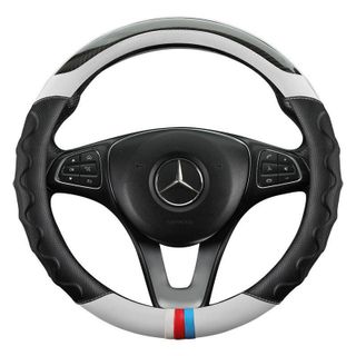 Bọc vô lăng vân carbon phối da cao cấp nhiều màu - Size 38cm L06 phù hợp với xe 4 đến 7 chỗ hiện nay