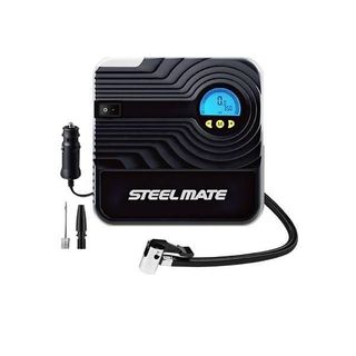 Bơm Điện Ô Tô 12V STEELMATE – Bơm Lốp Tự Ngắt, Màn Hình Điện Tử, Có Đèn LED Chiếu Sáng Ban Đêm Khaihuyauto