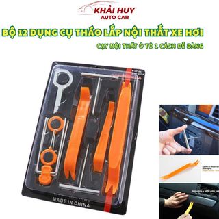 Bộ 12 Dụng Cụ Tháo Lắp Nội Thất Xe Hơi Bằng Nhựa – Khai Huy Auto