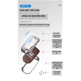 Ốp Chìa Khoá Dành Cho Nhiều Xe Honda City CRV, HRV,BRV, Civic, Accord,City Hợp Kim Cao Cấp Chống Trầy Xước