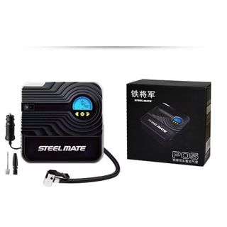 Bơm Điện Ô Tô 12V STEELMATE – Bơm Lốp Tự Ngắt, Màn Hình Điện Tử, Có Đèn LED Chiếu Sáng Ban Đêm Khaihuyauto