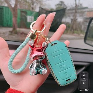 Bao Da Chìa Khóa Vinfast VF5,Limo Green Ốp Chìa Khóa Vinfast VF5 ,Bọc Chìa Khóa Vinfast VF5 Da Bò Thật Chống Trầy Xước