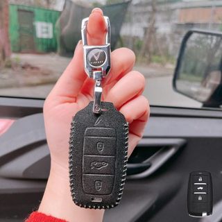 Bao Da Chìa Khóa Vinfast VF5,Limo Green Ốp Chìa Khóa Vinfast VF5 ,Bọc Chìa Khóa Vinfast VF5 Da Bò Thật Chống Trầy Xước