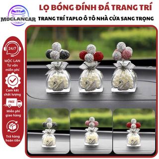 Lọ Hoa Thiên Nga Đính Đá Trang Trí Taplo Ô Tô – Phụ Kiện Nội Thất Xe Hơi Sang Trọng