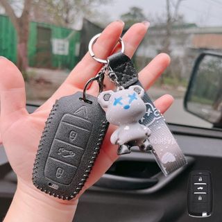 Bao Da Chìa Khóa Vinfast VF5,Limo Green Ốp Chìa Khóa Vinfast VF5 ,Bọc Chìa Khóa Vinfast VF5 Da Bò Thật Chống Trầy Xước