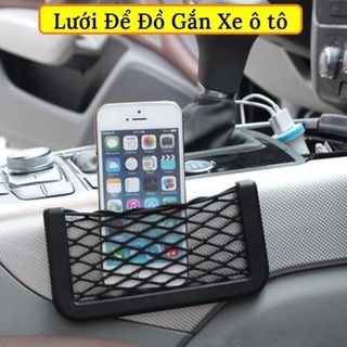 Túi Lưới Để Điện Thoại Và Đồ Dùng Cá Nhân Trên Xe Hơi Đa Năng
