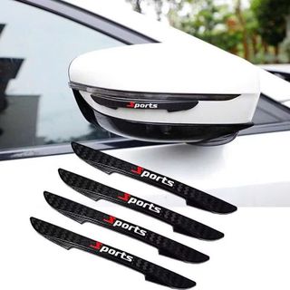 Bộ 4 Miếng Dán Sport Chống Va Đập Cánh Cửa - Miếng Dán Cao Su Chống Va Đập Gương Và Cánh Cửa Ô Tô