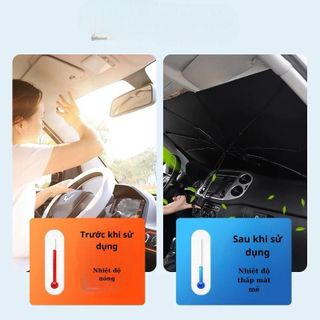 ( Hàng Cao Cấp) Ô Che Nắng Kính Lái Chống Tia UV Bảo Vệ Nội Thất Xe Loại Cao Cấp Hình Hoạt Hình Dễ Thương Khải Huy Yêu Xe