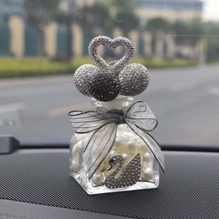 Lọ Hoa Thiên Nga Đính Đá Trang Trí Taplo Ô Tô – Phụ Kiện Nội Thất Xe Hơi Sang Trọng