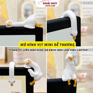 Mô Hình Vịt Mini Trang Trí Taplo Ô Tô-Nhà Cửa-Bảng Điều Khiển Giúp Giảm Căng Thẳng,Mệt Mỏi, Thư Giãn