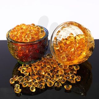 Viên Thỏi Vàng Thuỷ Tinh Trong Suốt 1cm Decor Trang Trí Tiểu Cảnh, Phòng Khách, Ban Thờ, Taplo Ô Tô