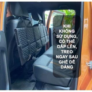 Nệm xe ô tô, Đệm giường ngủ ô tô Loại 1  - May chỉ 3 đường chắc chắn nệm chất liệu da