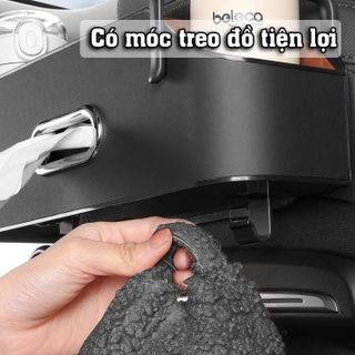 Hộp đựng đồ ghế sau ô tô chất liệu bằng da cao cấp phụ kiện trang trí ô tô Phụ Tùng