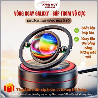 Vòng Xoay Năng Lượng Mặt Trời Galaxy Khuếch Tán Hương Sáp Thơm Đặt Taplo Ô Tô Phụ Kiện Trang Trí