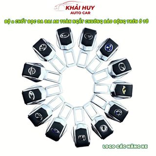 Bộ 2 Chốt Đai An Toàn Ngắt Chuông Báo Động Trên Xe Ô Tô Khaihuyauto