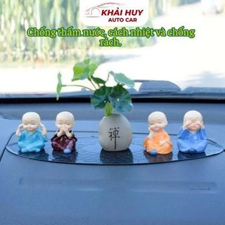 Thảm OVAL Chống Trượt Decor Trang trí Taplo Ô Tô Bàn Làm Việc Bàn Học - Thảm Siêu Dính Tượng