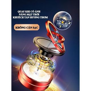 Vòng Xoay Năng Lượng Mặt Trời Galaxy Khuếch Tán Hương Sáp Thơm Đặt Taplo Ô Tô Phụ Kiện Trang Trí