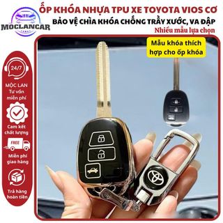 Ốp khóa xe Vios E 2019-2022, Vios E&G 2014-2018, Camry Corolla RAV4 2012-2016... Móc Khóa Móc Khoá