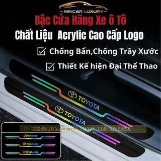 Sét 4 Bậc Hãng Tráng Gương Laser Acrylic Chống Nước Chống Mài Mòn Bậc Trang Trí Và Bảo Vệ Cửa 2024