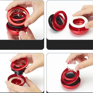 Vòng Xoay Năng Lượng Mặt Trời Galaxy Khuếch Tán Hương Sáp Thơm Đặt Taplo Ô Tô Phụ Kiện Trang Trí