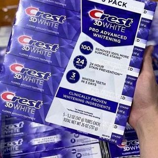 Kem đánh răng Crest 3D White Mỹ  147g