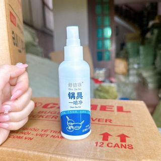 Chai xịt tẩy xoong nồi thần kỳ đánh bay mọi vết bẩn 100ml Làm Sạch