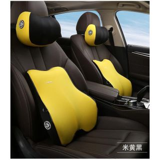 Bộ tựa đầu tựa lưng cao su non nguyên khối gối tựa đầu tựa lưng trên ô tô Nội Thất Đệm