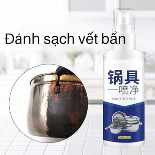 Chai xịt tẩy xoong nồi thần kỳ đánh bay mọi vết bẩn 100ml Làm Sạch