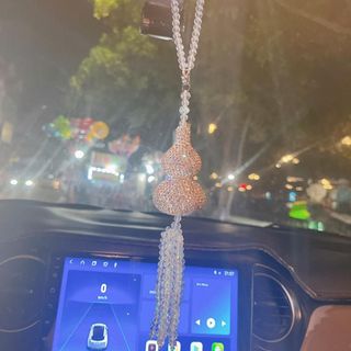 Khánh Hồ Lô Đính Đá Trang Trí Gương Xe Ô Tô Siêu Xinh Hồ Lô Đính Đá Biểu Hiện Cho May Mắn