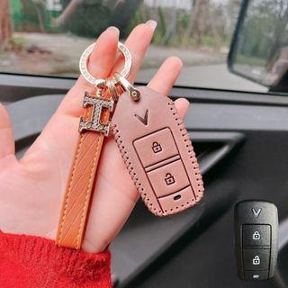 Bao Da bò Chìa Khóa Vinfast VF3 ,Ốp Khóa Xe Điện Vinfast VF3 Bọc Chìa Khóa Vinfast Vf3 Bảo Vệ Chìa Khóa