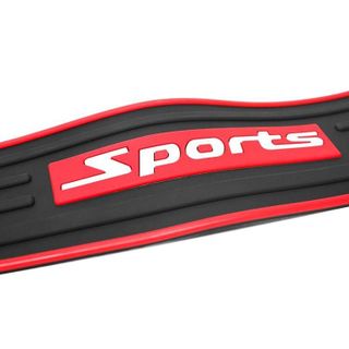 Bộ Nẹp Cao Su Bước Chân và Nẹp Chống Trầy Cốp Sau Ô Tô Logo SPORT Chống Xước Cho Bậc Cửa Nhãn Dán Decal Sticker