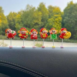 Ông Thần tài Mini 3x5cm Mang Lại Bình An May Mắn Trang Trí Taplo Ô Tô Khaihuyauto