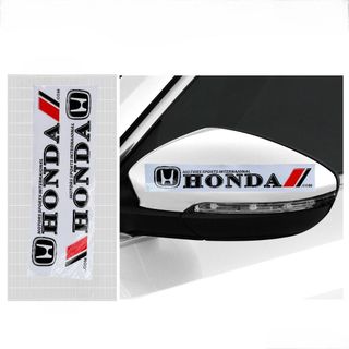 Set 2 Miếng Dán Trang Trí Gương Xe Hơi Logo Hãng Xe Kiểu Dáng Thể Thao Hiện Đại