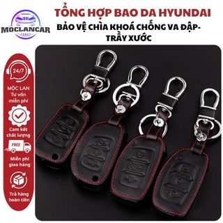 Tổng Hợp Bao Da Hyundai I10, accent base, Santafe, Creta, Accent 4 nút, Accent 3 nút Bảo Vệ Khoá Xe