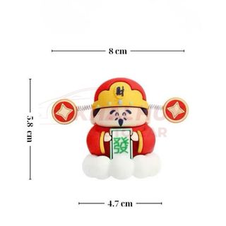 Ông Thần tài Mini 3x5cm Mang Lại Bình An May Mắn Trang Trí Taplo Ô Tô Khaihuyauto