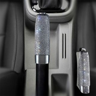 Bọc Phanh Tay Đính Đá Cao Cấp Bảo Vệ Phanh Tay - Chống Trơn Trượt-Trang Trí nội Thất Ô Tô