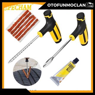 Dụng cụ sửa chữa lốp xe hơi khẩn cấp tiện lợi 8 món cho xe máy xe ô tô nhanh chóng